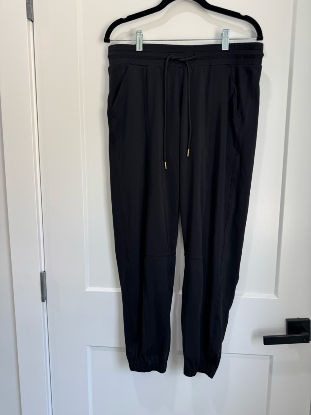ZYIA Women’s  Black Jogger Sweatpants with Drawstring